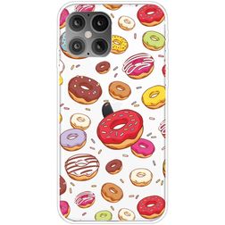 Mobigear Design iPhone 12 Pro Max Hülle Flexibles TPU Backcover - Donut