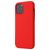 Mobigear Rubber Touch iPhone 12 Silikon Hülle Backcover - Rot