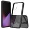 Mobigear Crystal Google Pixel 5 Hülle Hardcase Backcover - Transparent / Schwarz