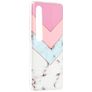 Mobigear Marble Xiaomi Mi 10 Hülle Flexibles TPU Backcover - Dreifarbig