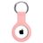 Xccess Keychain Apple AirTag Hülle Flexibles Silikon Schlüsselanhänger - Pink