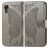 Mobigear Butterfly Samsung Galaxy Xcover 7 Hülle Klapphülle Geldbörse - Grau