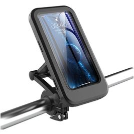 Mobigear Bike Console Fahrradhalterung Lenkerhalterung Hülle Universal - 193 x 99.2 x 25 mm - Schwarz