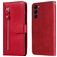 Mobigear Zipper Samsung Galaxy S23 Hülle Klapphülle Geldbörse - Rot