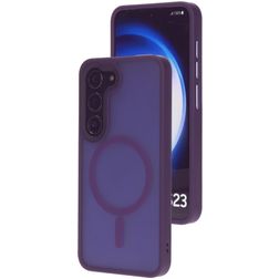 Mobiparts Hardcover Samsung Galaxy S23 MagSafe Hülle Hardcase Backcover - Satin Purple