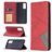 Mobigear Rhombus Slim Samsung Galaxy S20 FE Hülle Klapphülle - Rot
