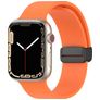 Mobigear Sport Mag Silikon Apple Watch Armband Magnetverschluss - 42/41/40/38 mm - Orange