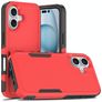Mobigear Heavy Armor iPhone 16 Hardcase Backcover Shockproof - Rot