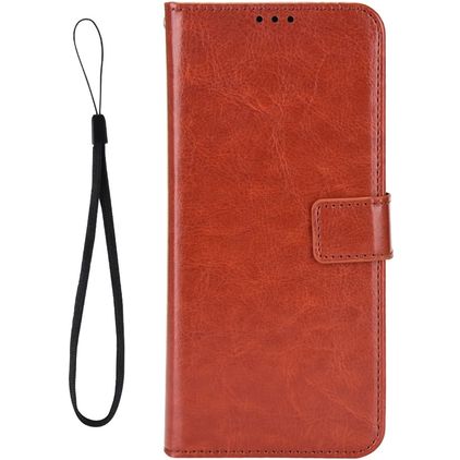 Mobigear Wallet TCL 30 Hülle Klapphülle Geldbörse - Braun