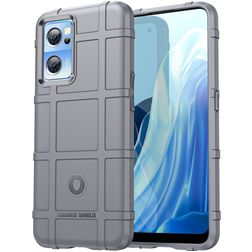 Mobigear Rugged Shield OnePlus Nord CE 2 Hülle Flexibles TPU Backcover Stoßfest - Grau