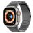Mobigear Perth Titan Apple Watch Armband Faltschließe - 49/46/45/44 mm - Schwarz