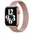 Mobigear Slim Loop Milanaise Apple Watch Armband Magnetverschluss - 49/46/45/44 mm - Roségold