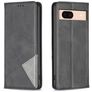 Mobigear Rhombus Slim Google Pixel 8a Klapphülle - Schwarz