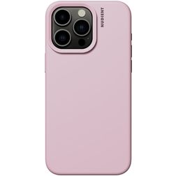 Nudient Base iPhone 15 Pro Max Silikon Hülle Backcover - Baby Pink