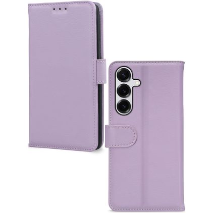 Mobilize Premium Gelly Samsung Galaxy S25 Plus Hülle Klapphülle Geldbörse - Lila