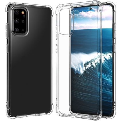 Mobigear Cushion Durchsichtig Huawei P40 Hülle Flexibles TPU Backcover Stoßfest - Transparent