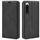 Mobigear Retro Slim Sony Xperia 5 IV Klapphülle Portemonnaie - Schwarz
