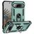 Mobigear Armor Ring Google Pixel 9 Pro XL Hülle Hardcase Backcover Stoßfest mit Ringhalter - Grün