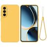 Mobigear Rubber Touch Samsung Galaxy A56 Silikon Hülle Backcover - Gelb