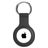 Xccess Keychain Apple AirTag Hülle Flexibles Silikon Schlüsselanhänger - Schwarz