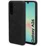 Mobiparts Classic Samsung Galaxy A26 MagSafe TPU / Kunstleder Backcover - Graphite Black