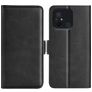 Mobigear Slim Magnet Xiaomi Redmi 12C Hülle Klapphülle Geldbörse - Schwarz