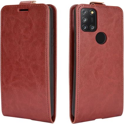 Mobigear Alcatel 3X (2020) Hülle Flipcase - Braun