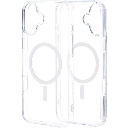 Mobiparts Hardcover Durchsichtig iPhone 16 Plus MagSafe Hülle Hardcase Backcover - Transparent