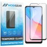 Mobigear Premium Vivo Y21s Panzerglas Gehärtetes Glas Displayschutz - Hüllenfreundlich - Schwarz