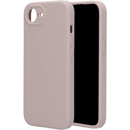 Mobiparts iPhone 16e Silikon Hülle Backcover - Soft Salmon