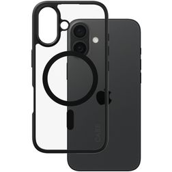 CARE by PanzerGlass Flagship iPhone 16 MagSafe Hülle Hardcase Backcover - Transparent / Schwarz