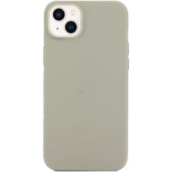 Mobigear Colors iPhone 14 Hülle Flexibles TPU Backcover - Grau