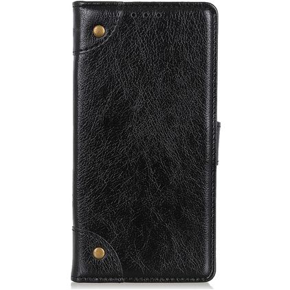 Mobigear Ranch Realme X50 Hülle Klapphülle Geldbörse - Schwarz