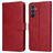 Mobigear Wallet Samsung Galaxy A17 Hülle Klapphülle Geldbörse - Rot