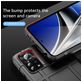 Mobigear Rugged Shield POCO X4 Pro 5G Hülle Flexibles TPU Backcover Stoßfest - Schwarz