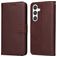 Mobigear Wallet Samsung Galaxy S24 Plus Hülle Klapphülle Geldbörse - Braun