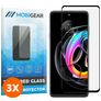 Mobigear Premium Motorola Edge 20 Lite Panzerglas Gehärtetes Glas Displayschutz - Hüllenfreundlich - Schwarz (3er Pack)