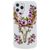 Mobigear Design iPhone 12 Pro Hülle Flexibles TPU Backcover - Blumen