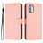 Mobigear Urban Wallet Nokia G42 Hülle Klapphülle Geldbörse - Pink