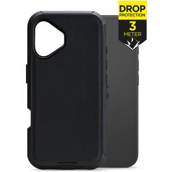 Mobilize Defender iPhone 16 Hülle Hardcase Backcover Stoßfest - Schwarz