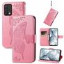 Mobigear Butterfly Realme GT Master Edition Klapphülle Portemonnaie - Pink