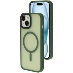 Mobiparts Hardcover iPhone 15 MagSafe Hülle Hardcase Backcover - Satin Green