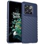 Mobigear Groove OnePlus 10T Hülle Flexibles TPU Backcover - Blau