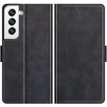 Mobigear Slim Magnet Samsung Galaxy S22 Klapphülle Portemonnaie - Schwarz