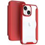 Mobigear Smart Fit iPhone 15 Hülle Hardcase Klapphülle - Rot