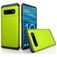 Mobigear Card Samsung Galaxy S10 Hülle Hardcase Backcover Stoßfest mit Kartenhalter - Grün