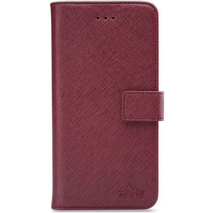 My Style Flex Wallet Samsung Galaxy A03s Hülle Klapphülle Geldbörse - Bordeaux