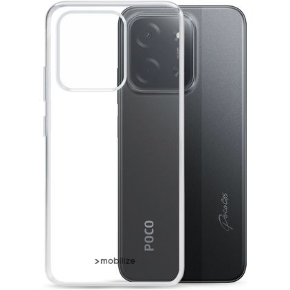 Mobilize Gelly Case Durchsichtig POCO C85 Hülle Flexibles TPU Backcover - Transparent