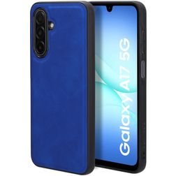 Mobiparts Classic Samsung Galaxy A17 MagSafe Hülle TPU,Kunstleder Backcover - Sapphire Blue
