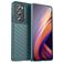 Mobigear Groove Motorola Edge 30 Pro Hülle Flexibles TPU Backcover - Grün